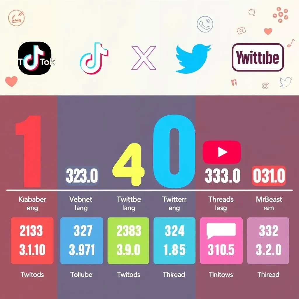 Beyond the 'Gram: Comparing Follower Counts on TikTok, X, and More