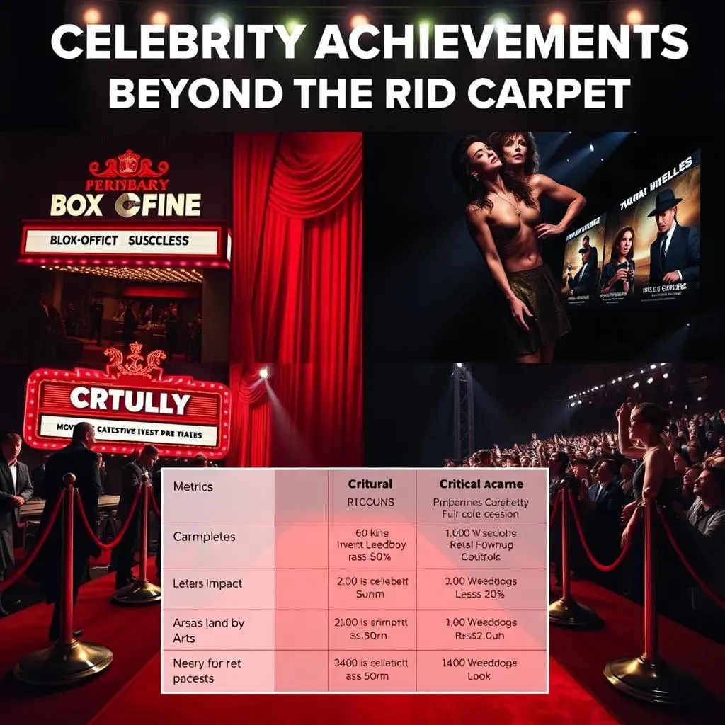 Comparing Celebrity Achievements: Beyond the Red Carpet