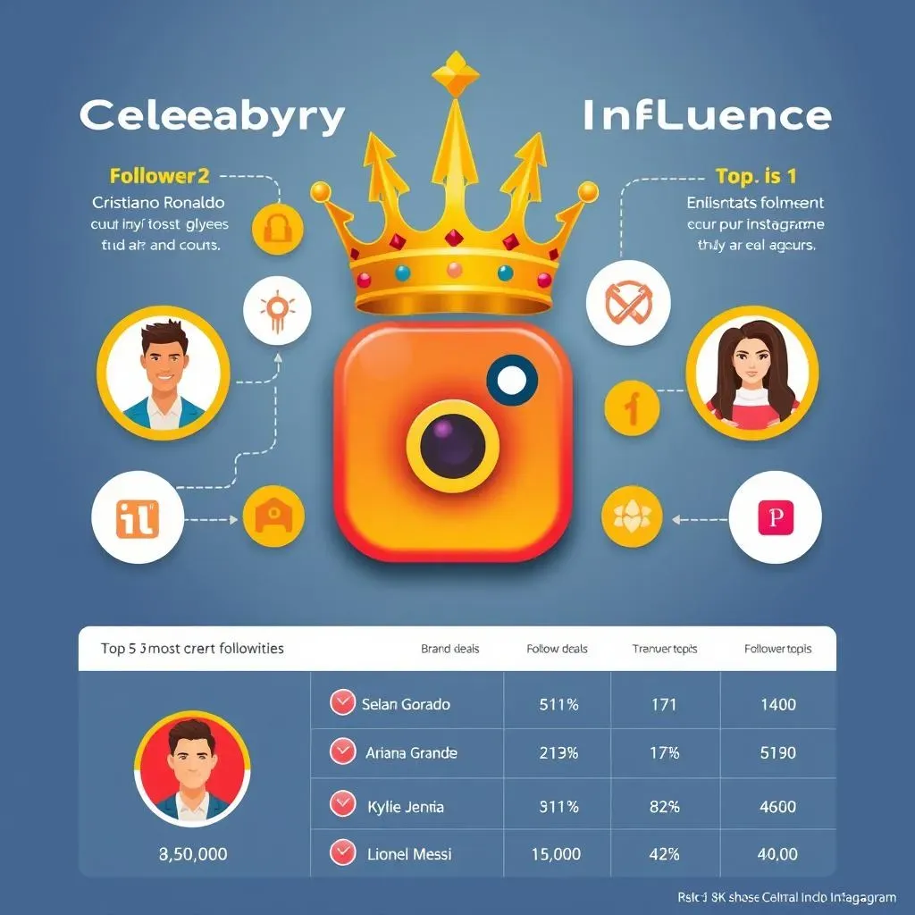 Instagram Kings and Queens: Analyzing Celebrity Follower Counts