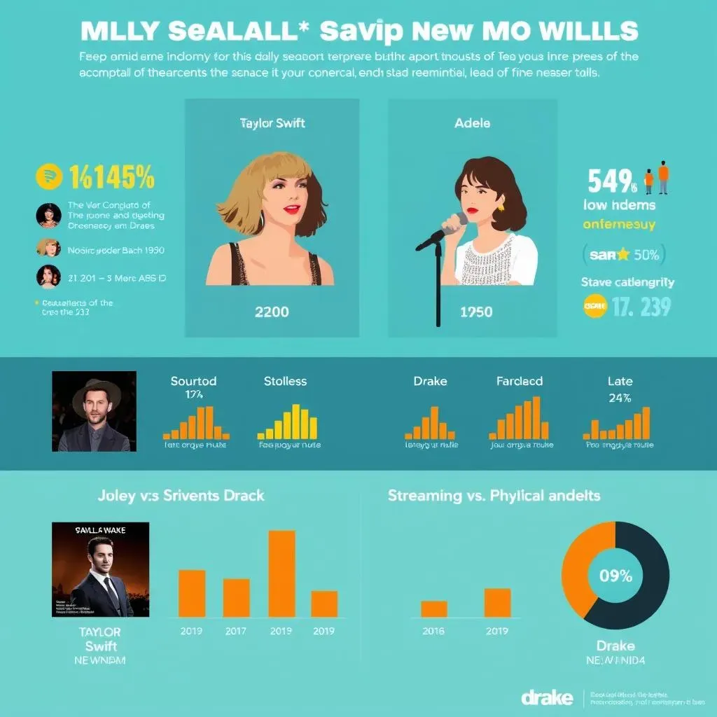 Modern Music Monarchs: Comparing Contemporary Celebrity Album Sales